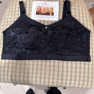 Breezies Jacquard Shine Wirefree Support Bra